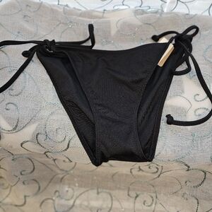 🇺🇸💲NWT black Victoria’s Secret Pink bikini bottom size small